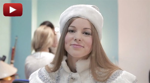 Костюмы Деда Мороза и Снегурочки -  Комплект «Боярский сине-серебристый»