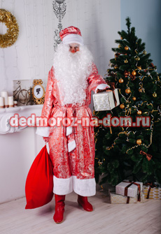 Комплект Праздничный красно-серебристый