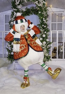 Костюмы Деда Мороза и Снегурочки -  Комплект «Задорный Снеговик»